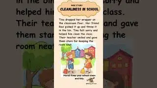 Cleanliness story#shorts #trending #english #written #kidsstorytime