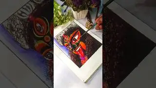 Easy Realistic Kali Mata Face Drawing #artshorts #art #kali #shorts #realisticdrawing