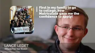 📢 From Rural Roots to a Top College: Lance&rsquo;s Journey with Matriculate 🎓