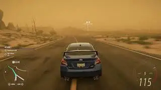 Weather effect in Horizon 5.