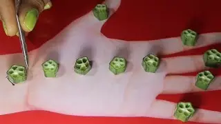 Mehndi design with lady finger/tricky mehndi design/simple and easy mehndi design
