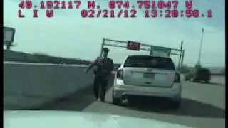 Police video of Assemblyman Albano's stop by state trooper