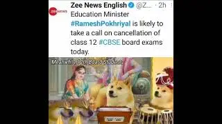 Class 12 Cancel Board Exams Meme