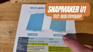 Snapmaker U1 - Test der Cryogrip Platten von BIQU