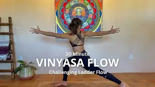 30 minute Vinyasa Ladder Flow \\ Strong + Meditative sequence