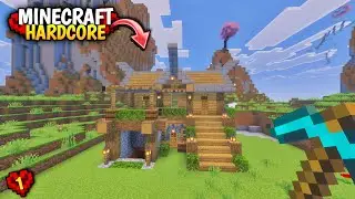 Minecraft Pe 1.21 hardcore series EP-1 | with A 'Perfect' start 🔥 | (hindi)