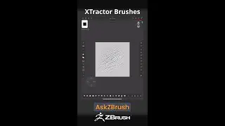 XTractor Brush in ZBrush