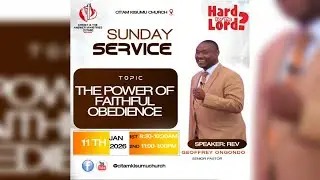 SUNDAY SERVICE || CITAM KISUMU CHURCH || 11TH JAN 2026