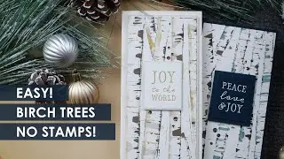 Minimal Supplies! EASY Birch Trees