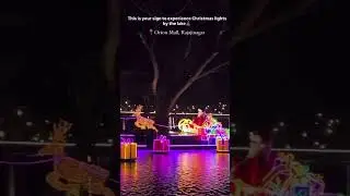 Experience the christmas lights in Orion Mall, Rajajinagar Bangalore. #christmastree #lightfestival
