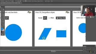 11  Scale and Sheer Tool  Pensel Axpic  Adobe Illustrator Graphic Design Class Asas Tutorial How To