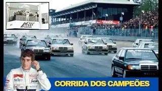 AYRTON SENNA VENCEDOR DA CORRIDA DOS CAMPE&Otilde;ES #ayrtonsenna #alainprost #mercedes #1984 #f1 #formula1