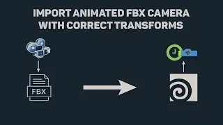 Houdini | Import Animated FBX Camera with Proper Transforms (for simple camera movement)
