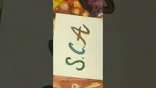 Super Crazy Animation Logo S.C.A 😍 #shortvideo #animation