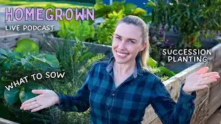 May Edible Gardening - seed sowing, succession planting, harvesting, and pruning