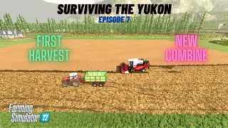 FS22 Surviving The Yukon - Episode 7 - First Harvest