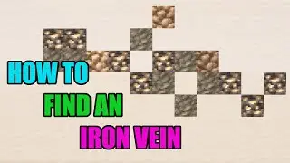 How to find an IRON VEIN - Minecraft Quick Guide