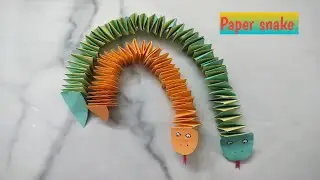 Part-2 :How to make paper snake I Paper snake I origami snake I Craft ideas I Paper craft