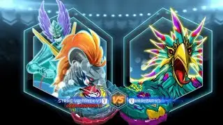 Beyblade burst app ~Valt vs Kurt (Strike Valtryek V3 vs Khalzar K3)
