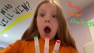 3 PEOPLE 3 COLOR CHALLENGE!!!