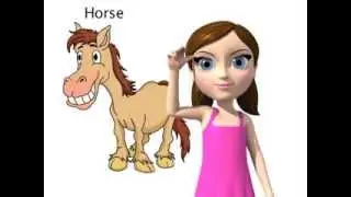 Horse - ASL sign for Horse - Animated