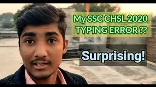 MY ssc CHSL 2020 Typing percentage error🔥| SSC CHSL 2020 DV|