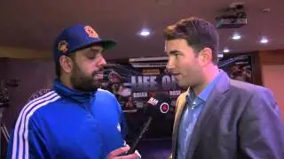 EDDIE HEARN TALKS BRIAN ROSE, LEE SELBY, KELL BROOK INJURY & BELLEW REMATCH / iFILM LONDON