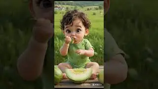 😋 Mukbangmelon 🍽️#cutebaby #cocomelon