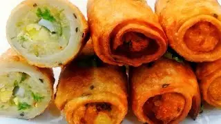 potato egg roll samosa || Aloo samosa || Iftar special snack recipe || Egg roll