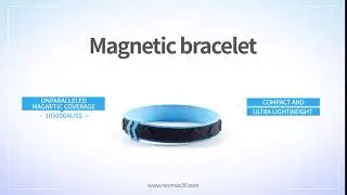 NEOMAX12 High Strength Magnetic Ankle silicon Bracelet