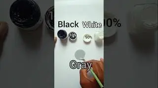 how to make gray/grey colour#colour mixing#water colour mixing