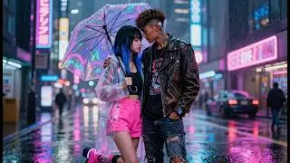 Glow in the Neon Rain Night City Music &ndash; Synthwave Beats & Retro Electronic Vibes
