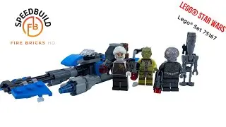 LEGO&reg; Star Wars Bounty Hunter Battle Pack set 75167 - Lego Speed Build