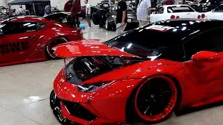 Crazy cars at Low Class Militia car show!