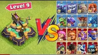 X-Bow vs All Troops - Clash of Clans