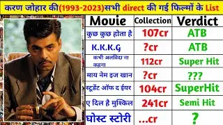 Director Karan Johar (1998-2023) All Movie List | Karan johar ki directed Sabhi Film List