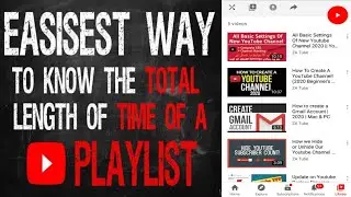 How to Check Playlist Length on Youtube | ZA Tube