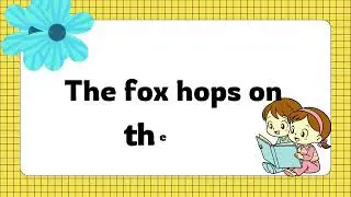 Phonics-CVC words reading practice-simple sentences with CVC words-vowel 'O'  for kids.