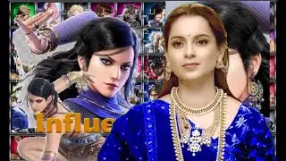 Zafina Influence Kangana Ranaut. カンガナ・ラナウトからのザフィーナの影響 ज़फ़ीना का प्रभाव कंगना रनौत से Tekken