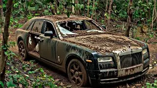 ASMR Car Restoration! Full Restoration of Rolls-Royce from repair to new look