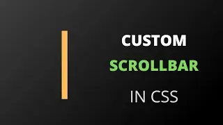 custom scrollbar css