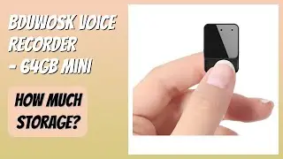 REVIEW (2026): Bduwosk Voice Recorder - 64GB Mini. Features