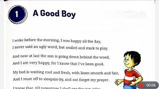 A Good Boy Poem In Hindi | By R L Stevenson | Real English | Class 3 | Chapter 1