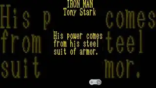 Iron Man Marvel Game Intro SNES #IronManMarvel