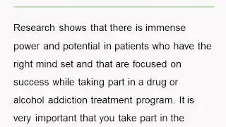 Learn Outpatient Drug Treatment -- Perfect for Patients