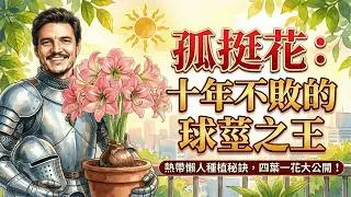 鬱金香活不過夏天？這才是真正的球根王者！無視酷熱、種一次看十年的「孤挺花全攻略」