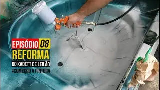 EP8 - Reforma do Kadett 1993 | Pintura do porta malas.
