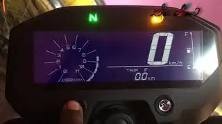 Yamaha FZX Bluetooth variant meter console #shorts