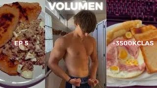 MI DIETA para GANAR MUSCULO ☠️☠️ | +3500KCALS + entreno PIERNAS ep.5