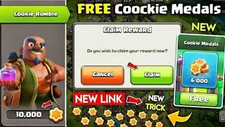 Free 350 cookie medals in clash of clans.   Free cookie medals.Wow😱Grab offer fast.  Clash of clans.